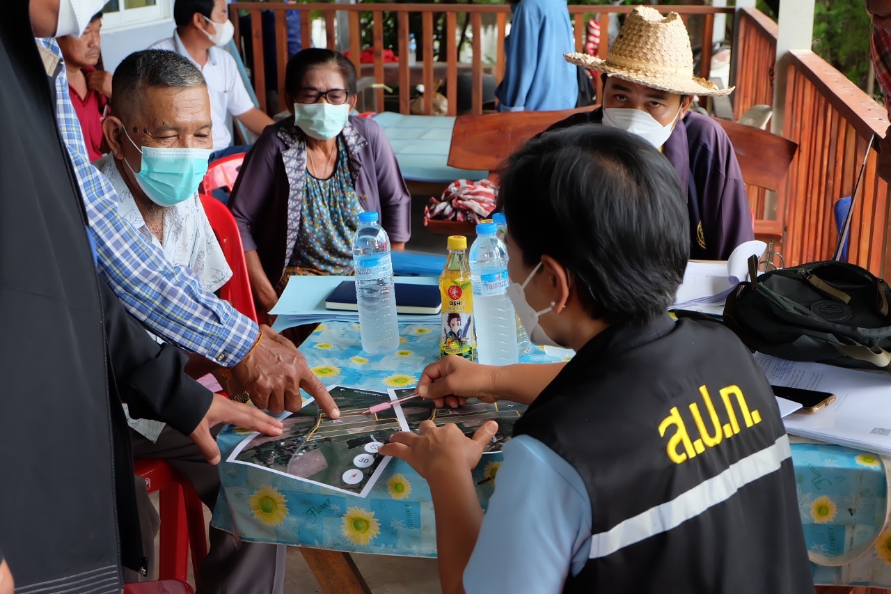 title - ผู้ตรวจราชการกรม ลงพื้นที่ตรวจสอบข้อเท็จจริง กรณีข้อร้องเรียนของเกษตรกรในเขตปฏิรูปที่ดินจังหวัดกาญจนบุรี